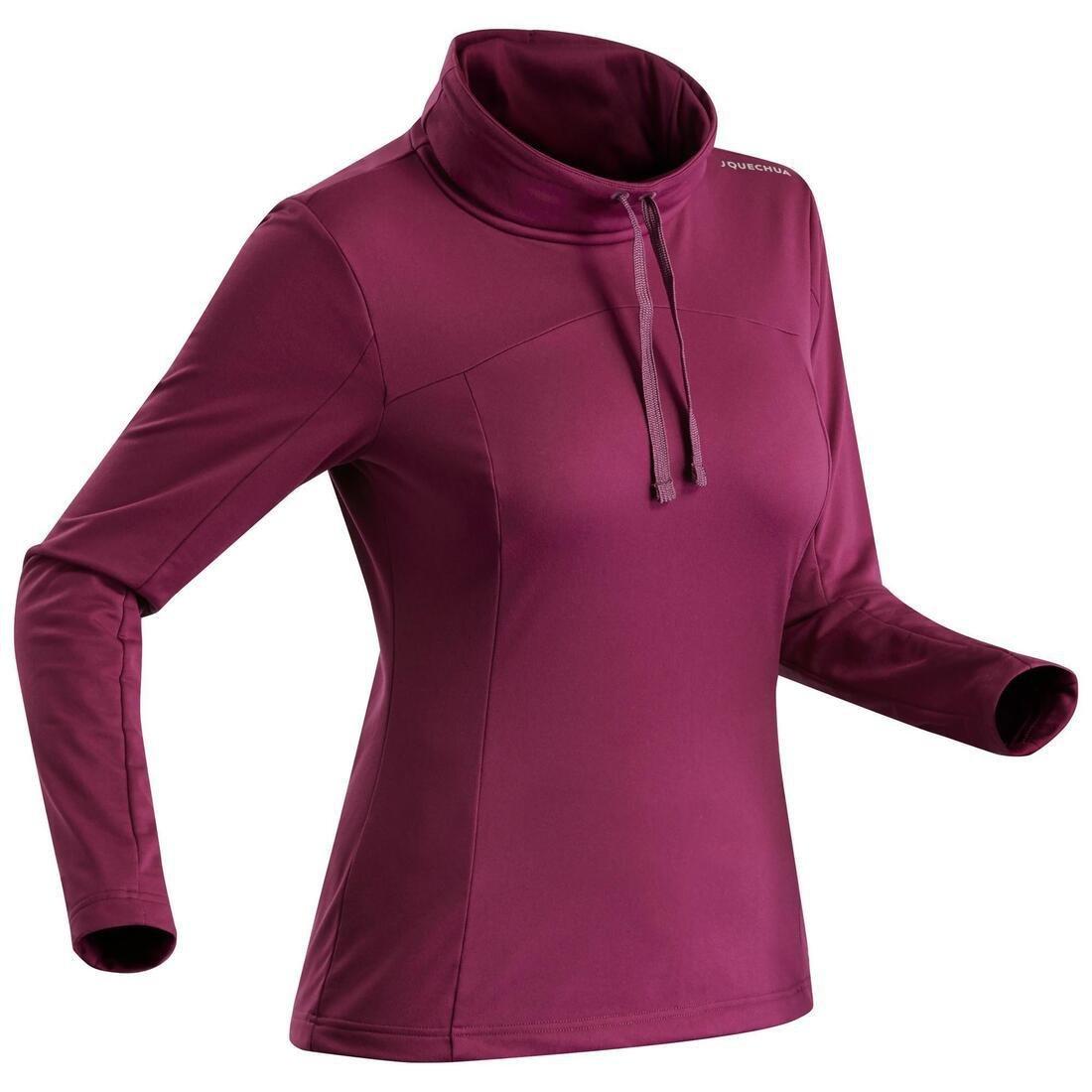 Small  Women's Long-Sleeved Walking Top, Black, , large image number 10