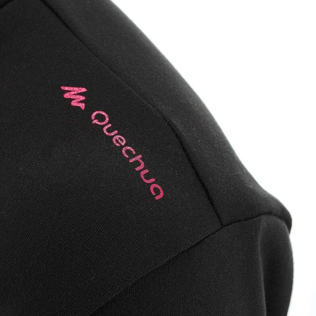 Small  Women's Long-Sleeved Walking Top, Black, , large image number 12