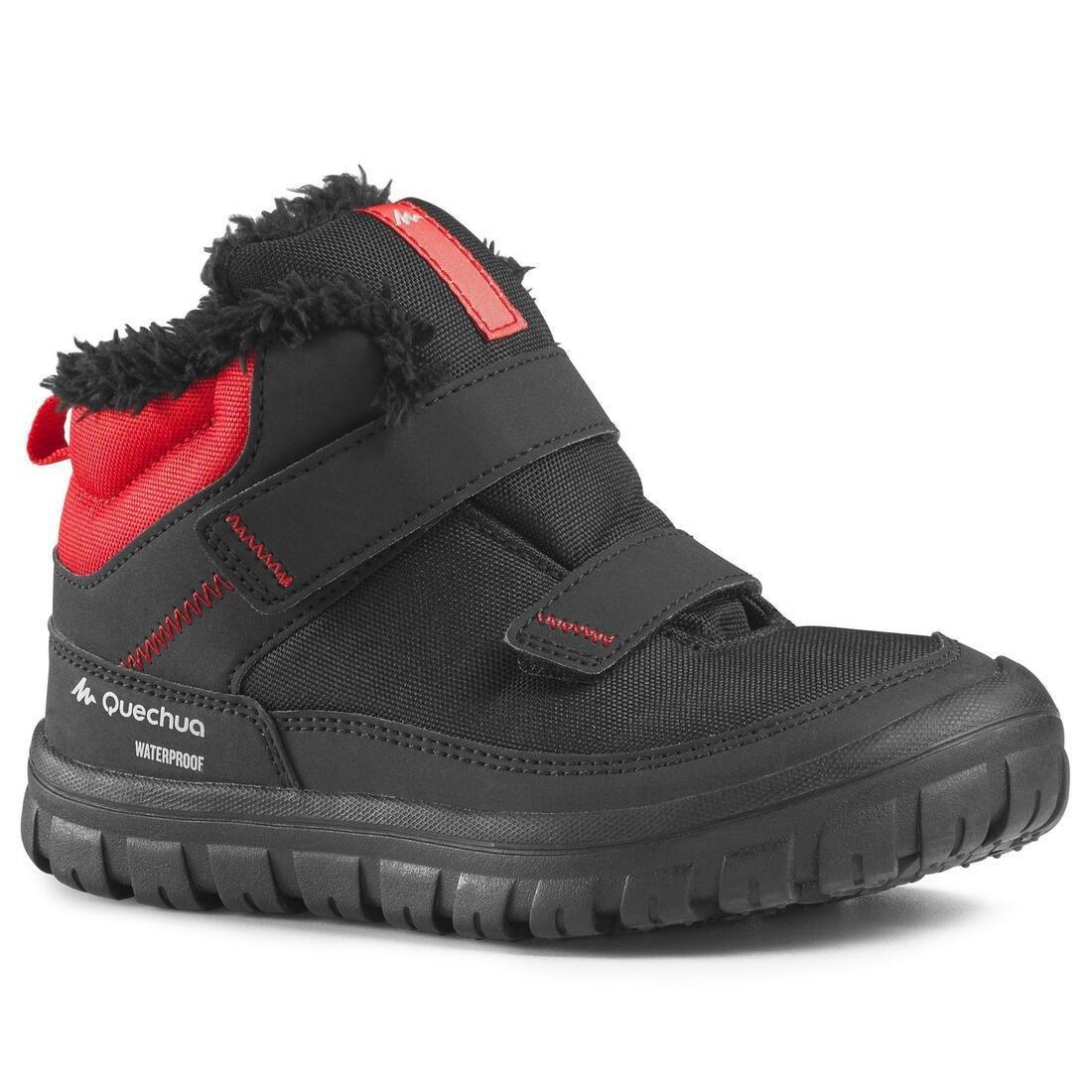 EU 28  Childs Waterproof Walking Boots, Black, , large image number 0