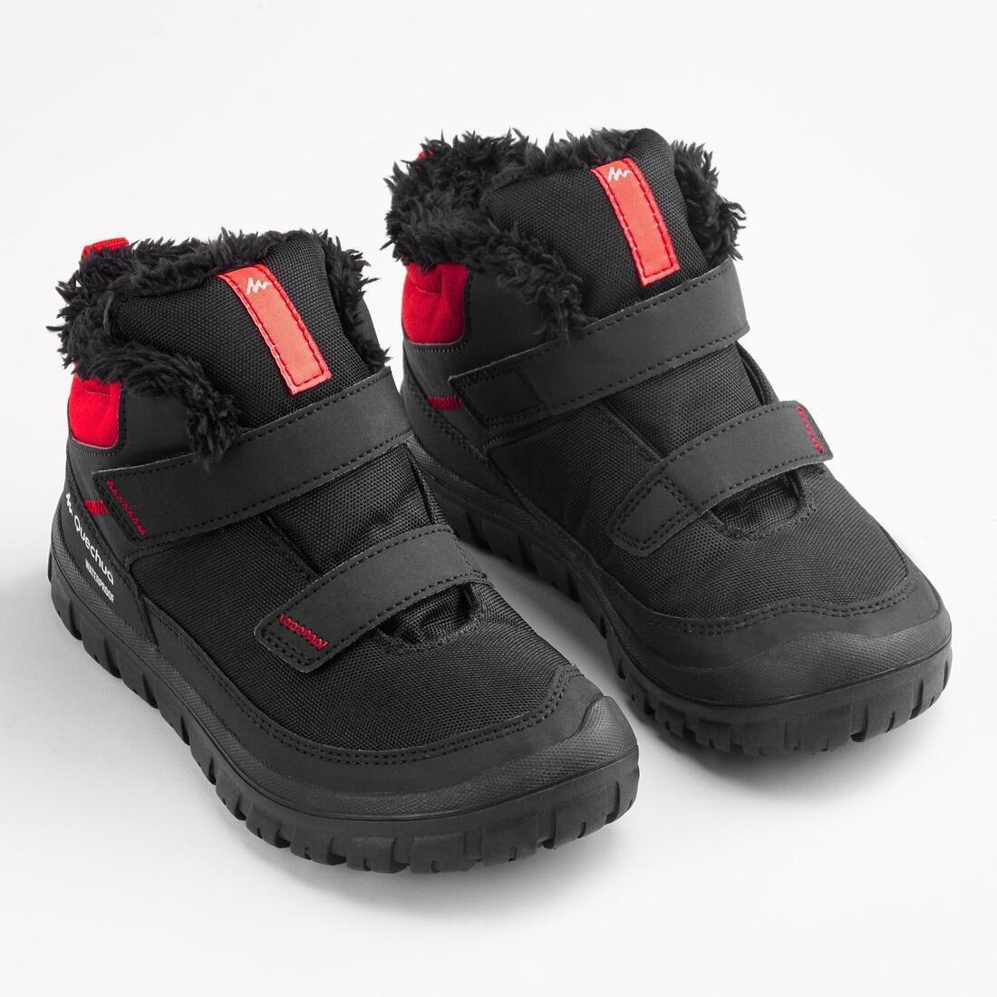EU 28  Childs Waterproof Walking Boots, Black, , large image number 14