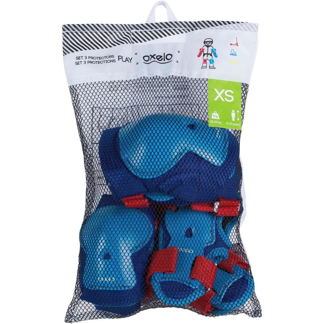 XS  Kids' Set of Inline Skate Protectors Play, Magenta, , large image number 4