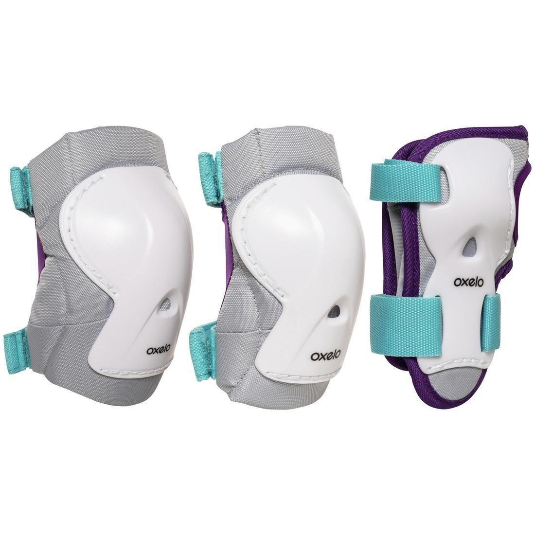 XS  Kids' Set of Inline Skate Protectors Play, Magenta, , large image number 11