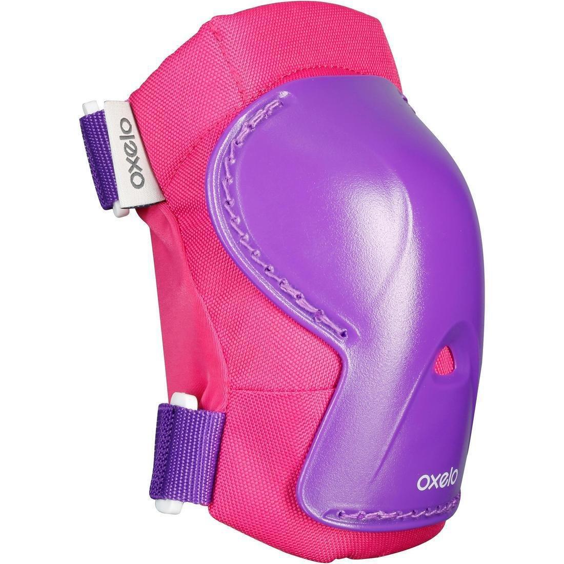 XS  Kids' Set of Inline Skate Protectors Play, Magenta, , large image number 12