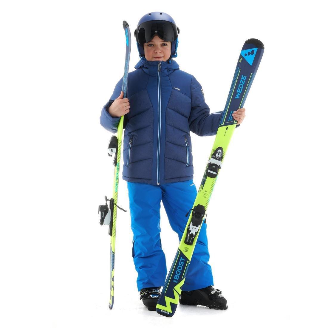 12-13 Years  CHILDREN'S SKI JACKET WARM 500 -  AND, Charcoal Grey, , large image number 9