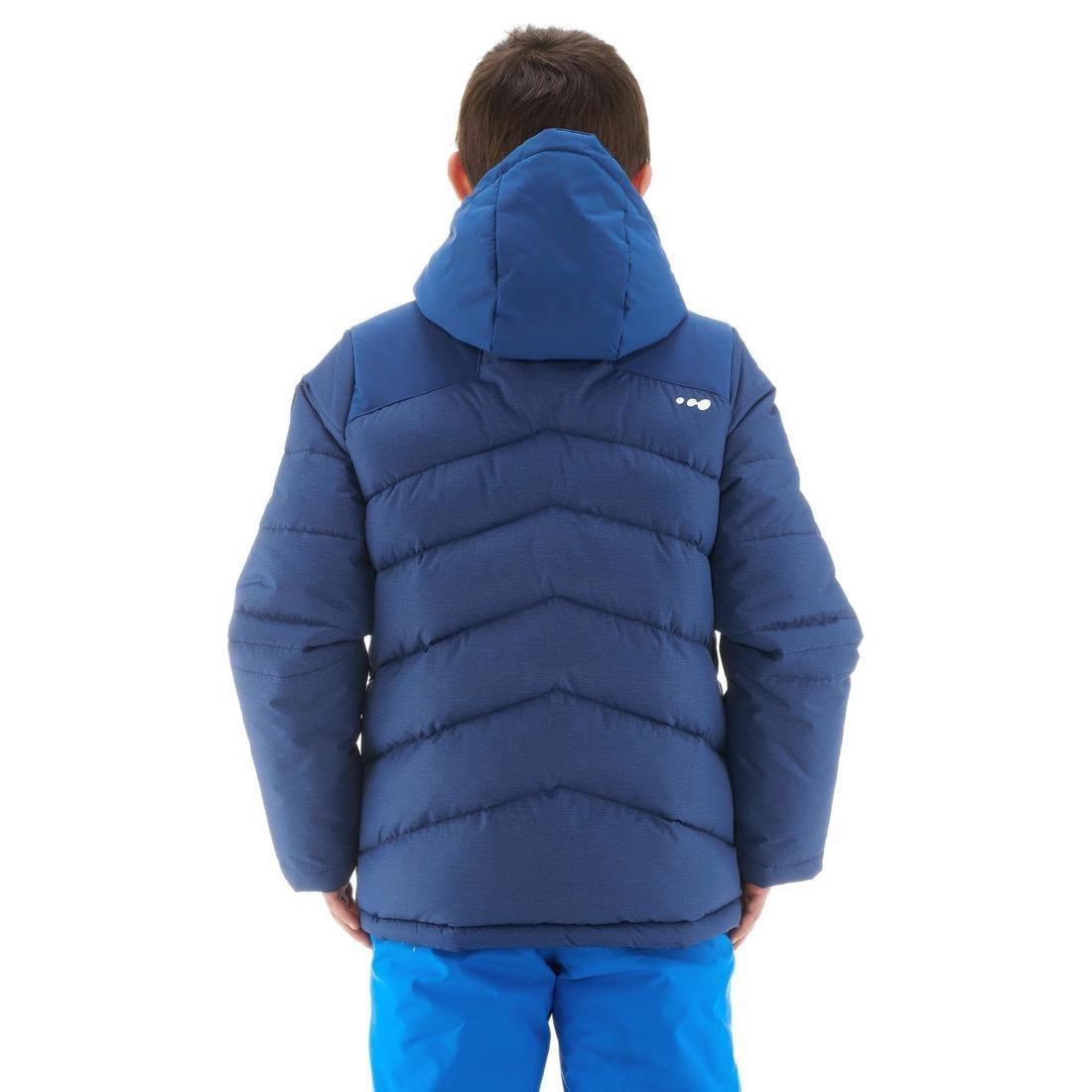 12-13 Years  CHILDREN'S SKI JACKET WARM 500 -  AND, Charcoal Grey, , large image number 12