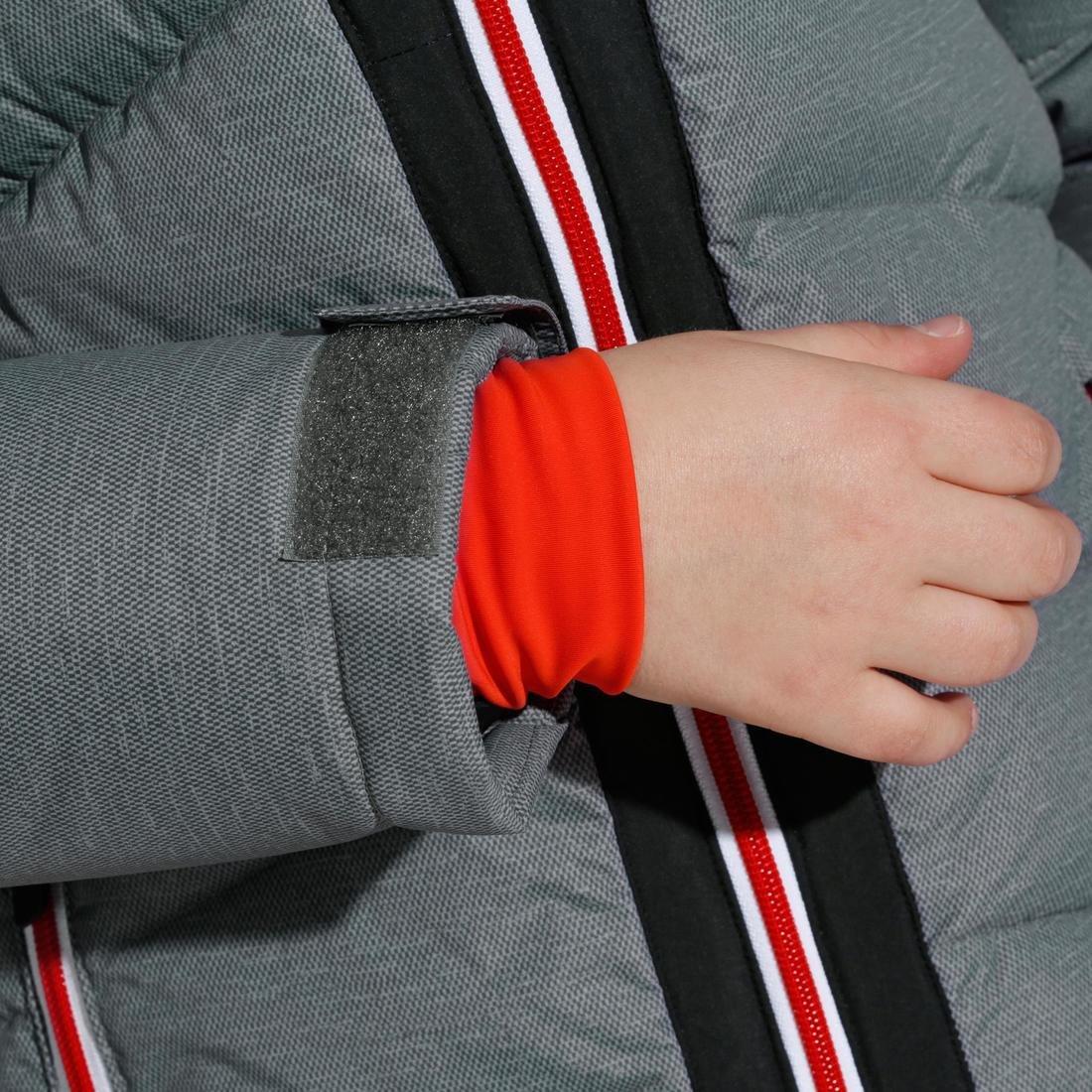 14-15 Years  CHILDREN'S SKI JACKET WARM 500 -  AND, Charcoal Grey, No Color, large image number 2