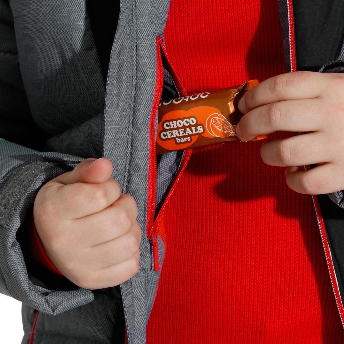 14-15 Years  CHILDREN'S SKI JACKET WARM 500 -  AND, Charcoal Grey, No Color, large image number 7