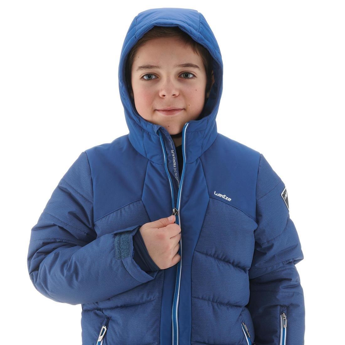 14-15 Years  CHILDREN'S SKI JACKET WARM 500 -  AND, Charcoal Grey, No Color, large image number 14