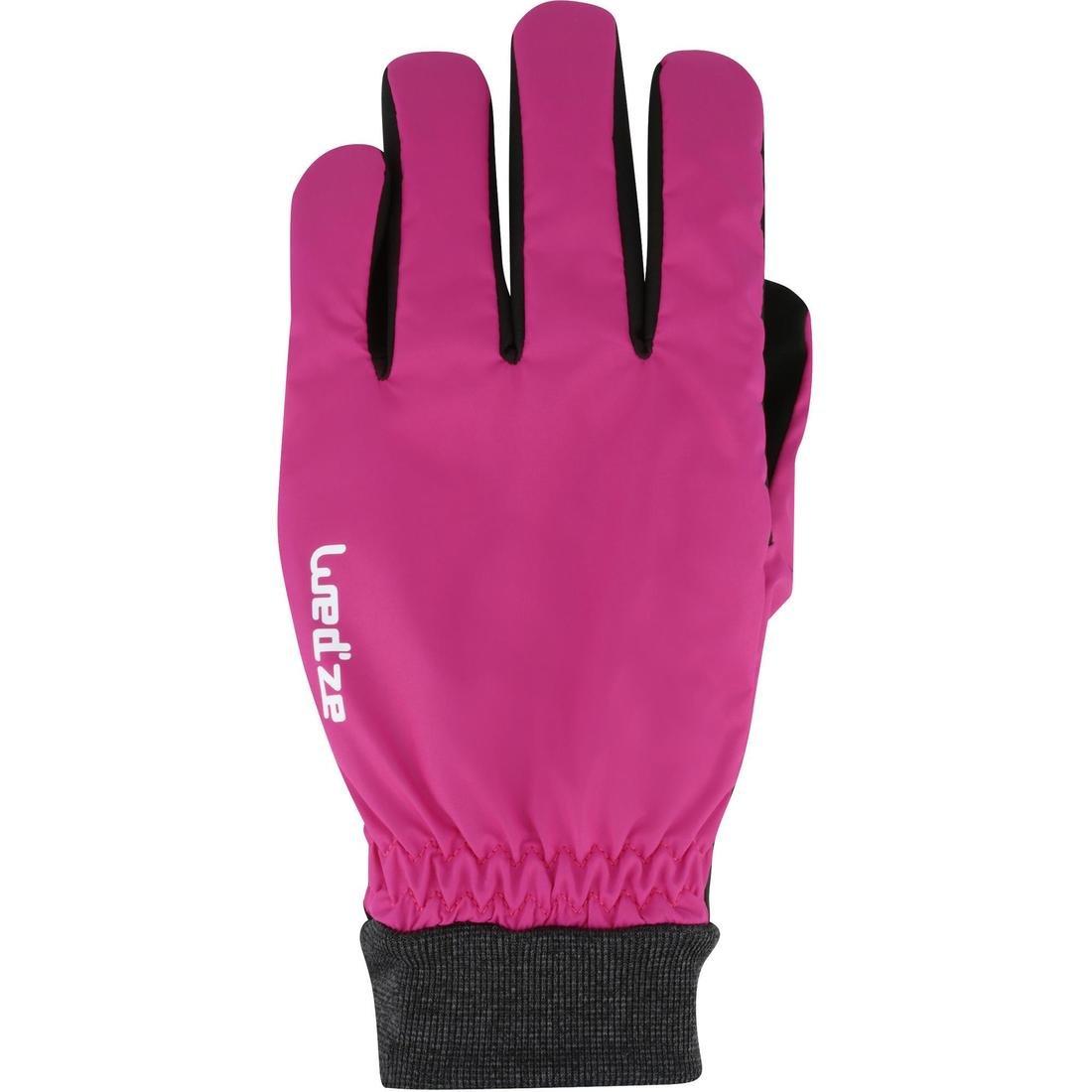 Small  Warm Fit Adult Downhill Skiing Gloves, Fuchsia, No Color, large image number 0