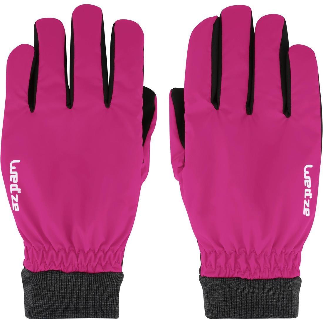 Small  Warm Fit Adult Downhill Skiing Gloves, Fuchsia, No Color, large image number 8