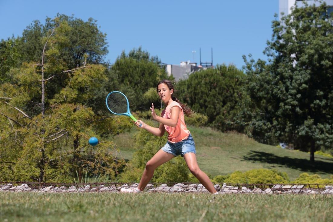 Set of 2 Rackets and 1 Ball Funyten - Blue/Green, Blue Azure, , large image number 14