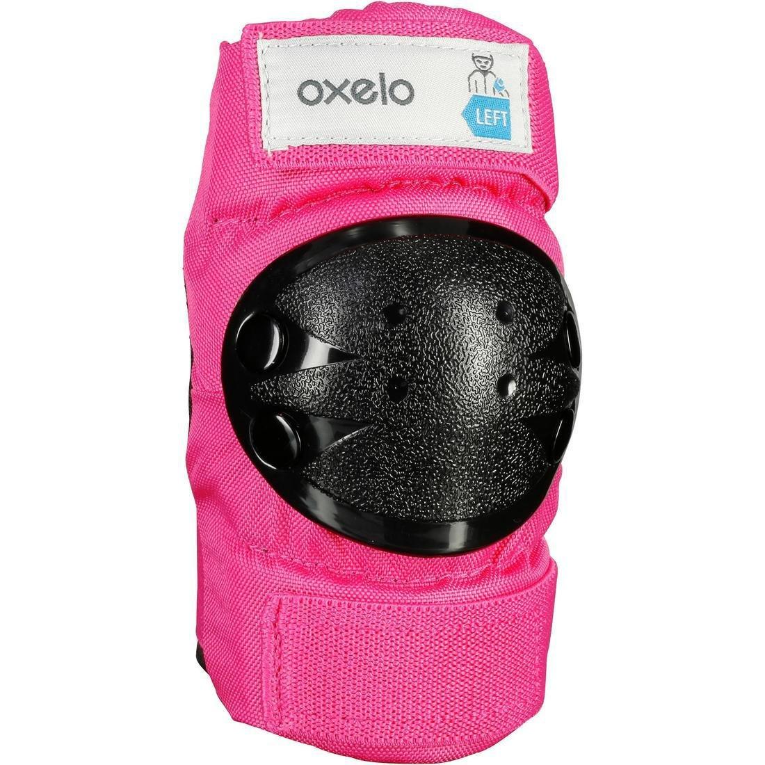 XS Kids' 2 X 3-Piece Skating Skateboard Scooter Protective Gear Basic, Magenta, , large image number 6