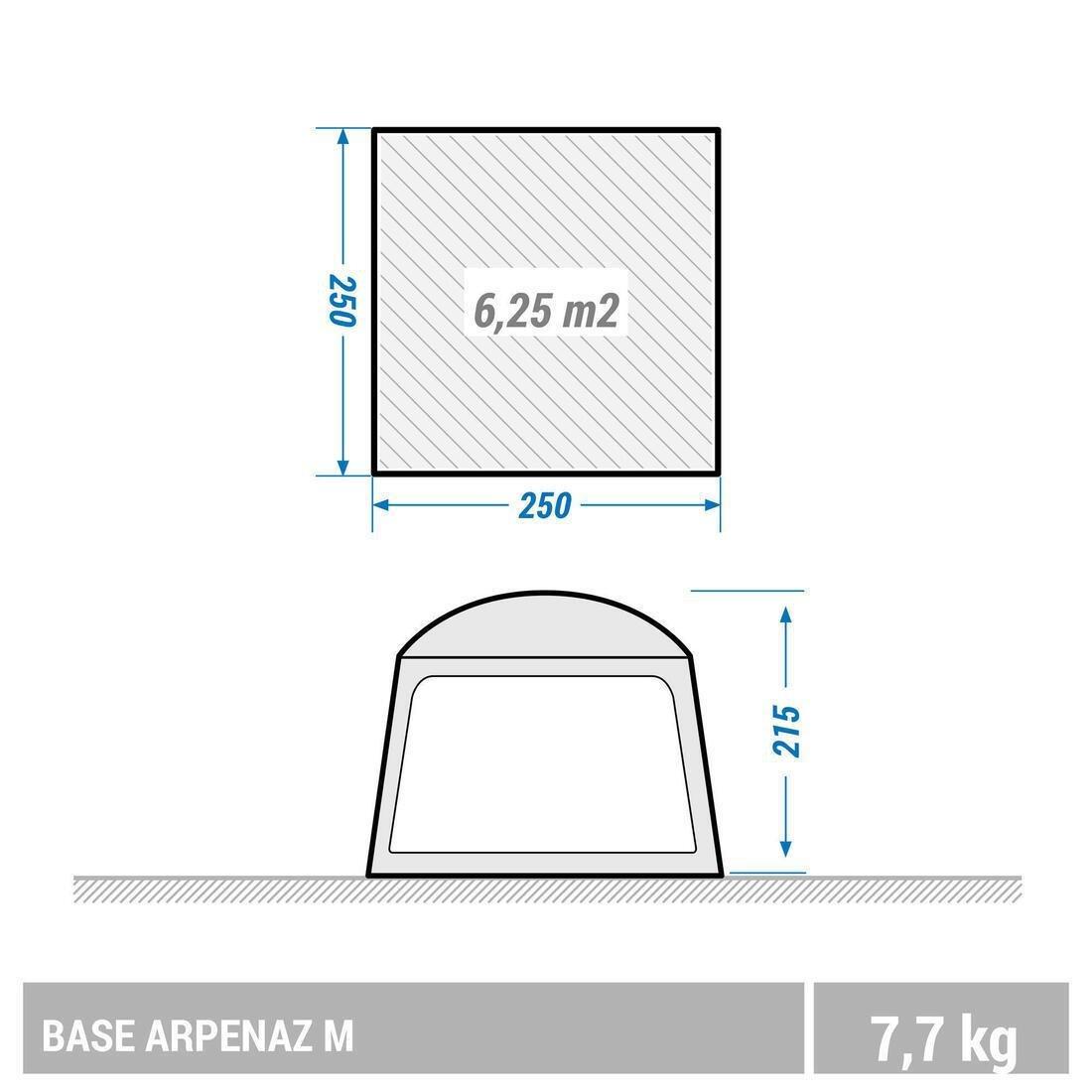 6 Person Camping Living Area - Arpenaz Base M, , large image number 12