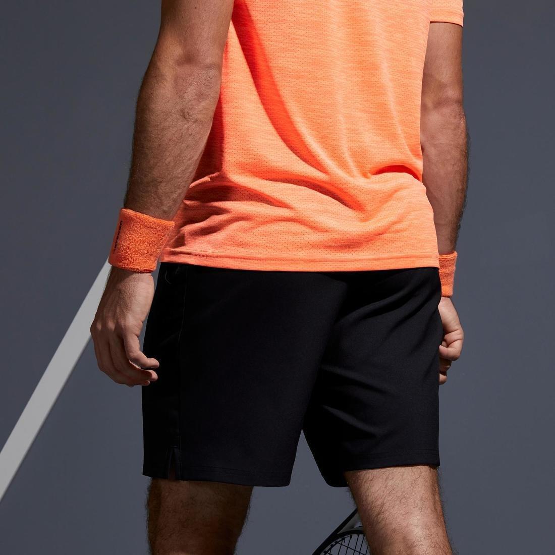 Large  Men's Tennis Shorts TSH 500 Dry, Black, , large image number 2