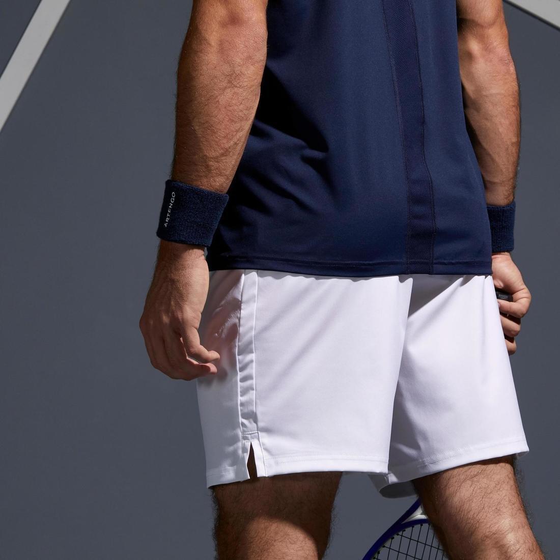 XL  Men's Tennis Shorts TSH 500 Dry, Snow White, , large image number 10