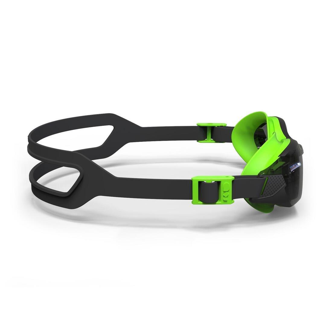 SWIMMING GOGGLES BFIT SMOKED LENSES - BLACK/WHITE, No Color, large image number 12