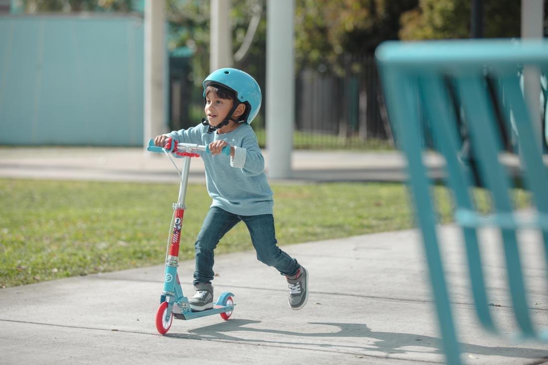 Play 5 Children's Scooter with Brake, Blue, , large image number 6