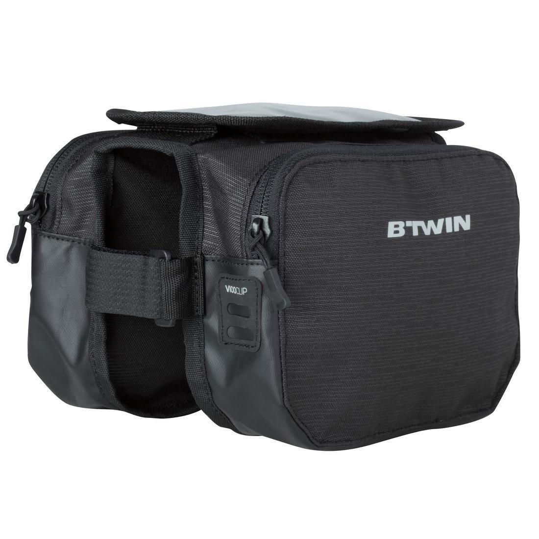 520 Double Bike Frame Bag 2L, Fluo Lime Yellow, , large image number 9