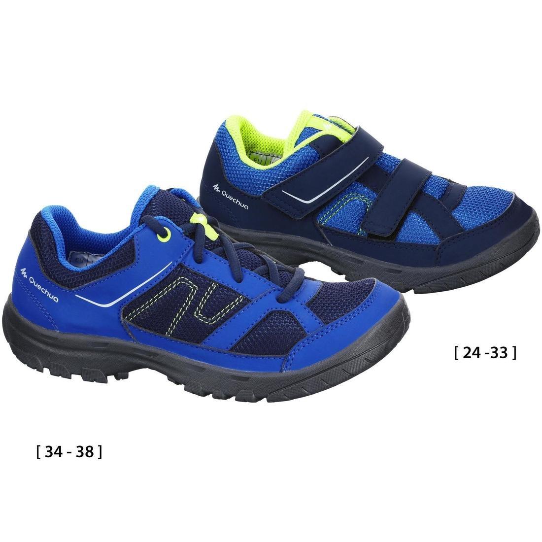 EU 33  Kid's Hiking Shoes MH100 JR  baby size 5 to adult size 5, Crimson, , large image number 4