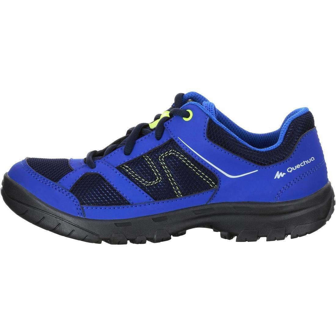 EU 34  Kid's Hiking Shoes MH100 JR  baby size 5 to adult size 5, Blue, , large image number 6