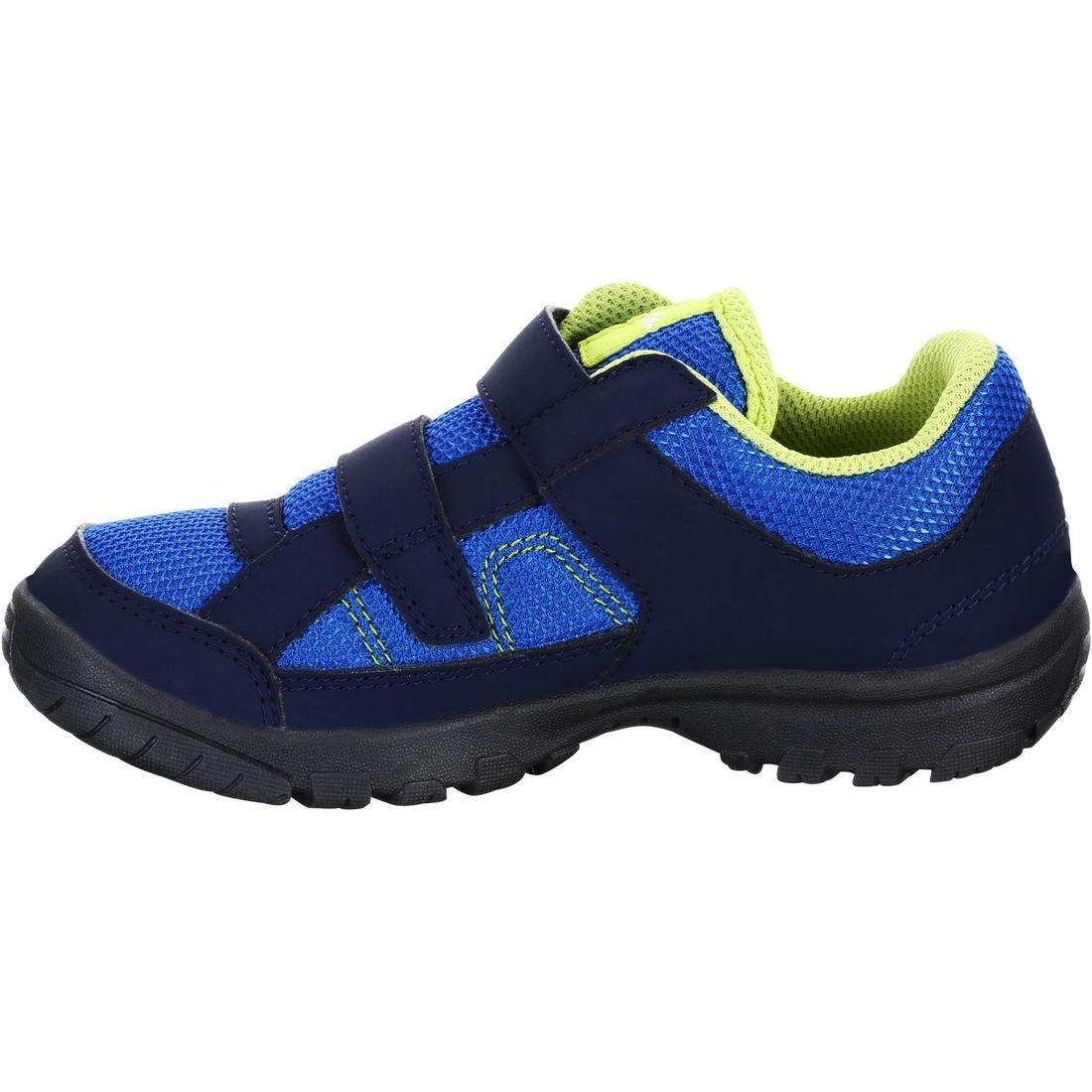 EU 34  Kid's Hiking Shoes MH100 JR  baby size 5 to adult size 5, Blue, , large image number 9