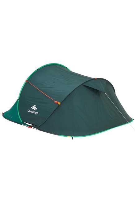 2 seconds camping tent | 3 person green, , large image number 7