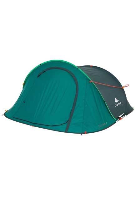 2 seconds camping tent | 3 person green, , large image number 12