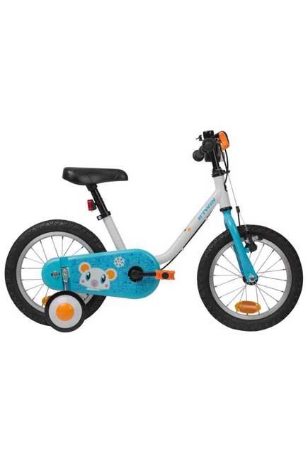  3-5 Yrs Kids 14 Bike Arctic 100, Snow White, , large image number 0