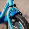 BTWIN - دراجة أطفال مقاس 14 بوصة فريدة من نوعها (3-4.5 سنوات) 500 - محيطي ، أزرق