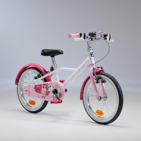 BTWIN - 500 Kids' Bike 4-6 16 - Spy Girl, Snow White