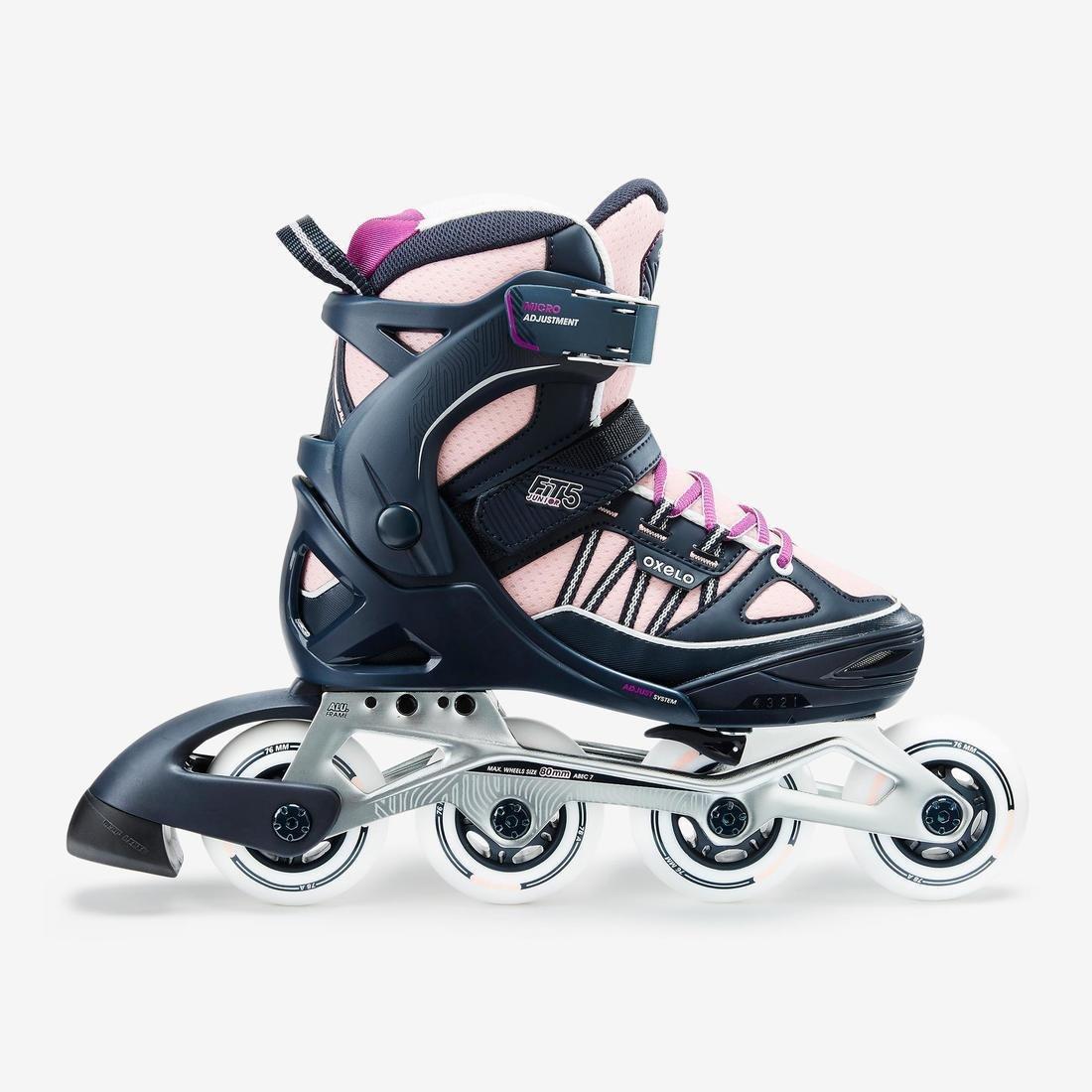 Eu 35-38  Fit 5 Jr Kids' Inline Fitness Skates, Pebble Grey, , large image number 8