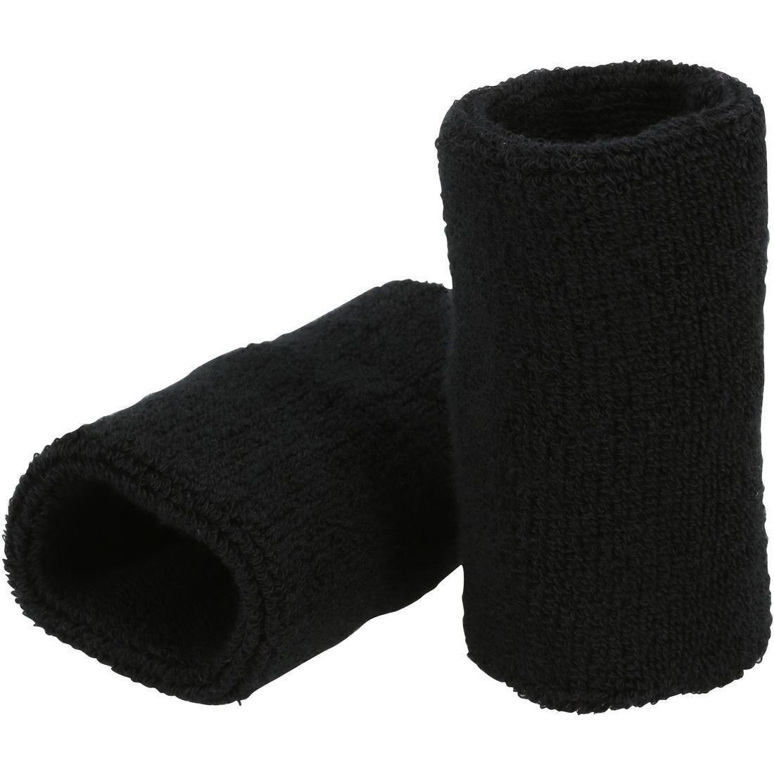 Adult  Fitness Wristbands Twin-Pack - Black, , large image number 0