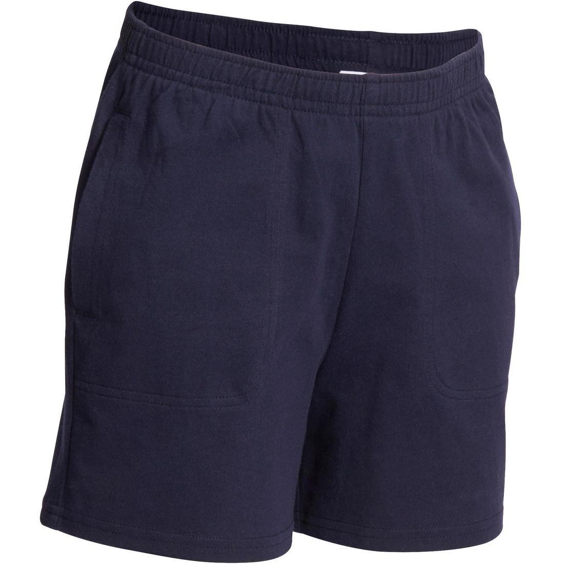 Boys' Gym Shorts, Navy Blue, No Color, large image number 6