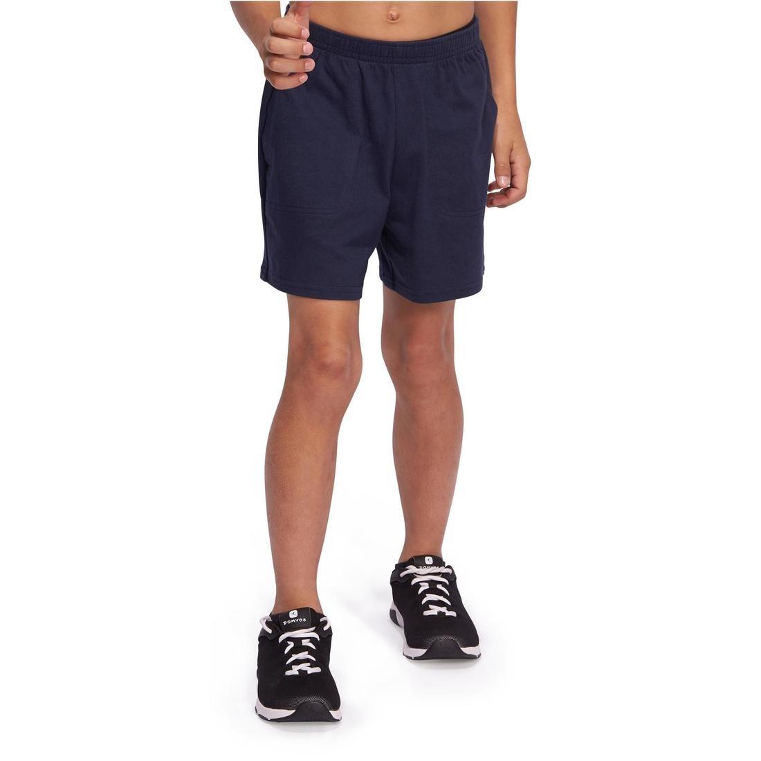 Boys' Gym Shorts, Navy Blue, No Color, large image number 7