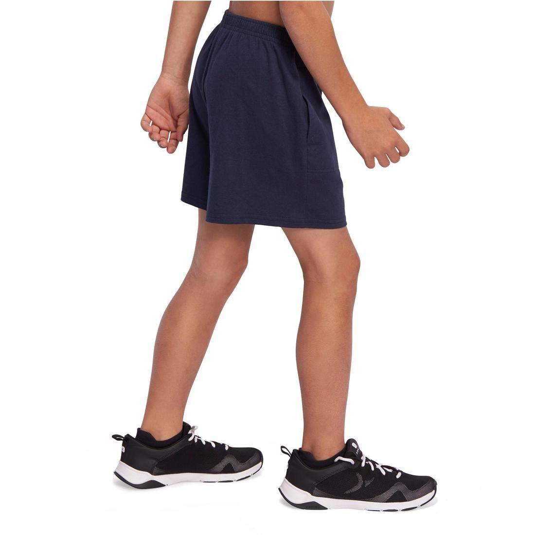 Boys' Gym Shorts, Navy Blue, No Color, large image number 8