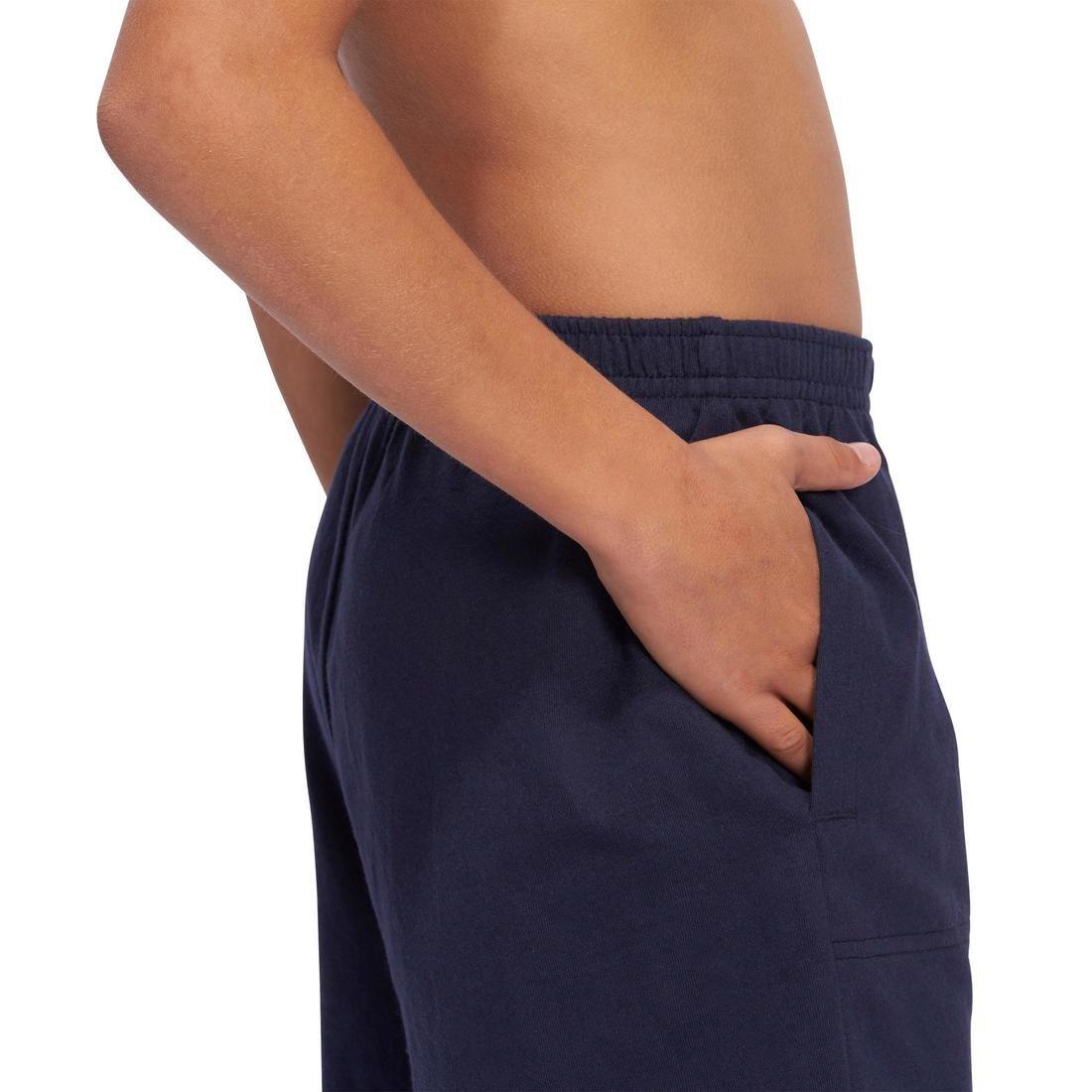 Boys' Gym Shorts, Navy Blue, No Color, large image number 13