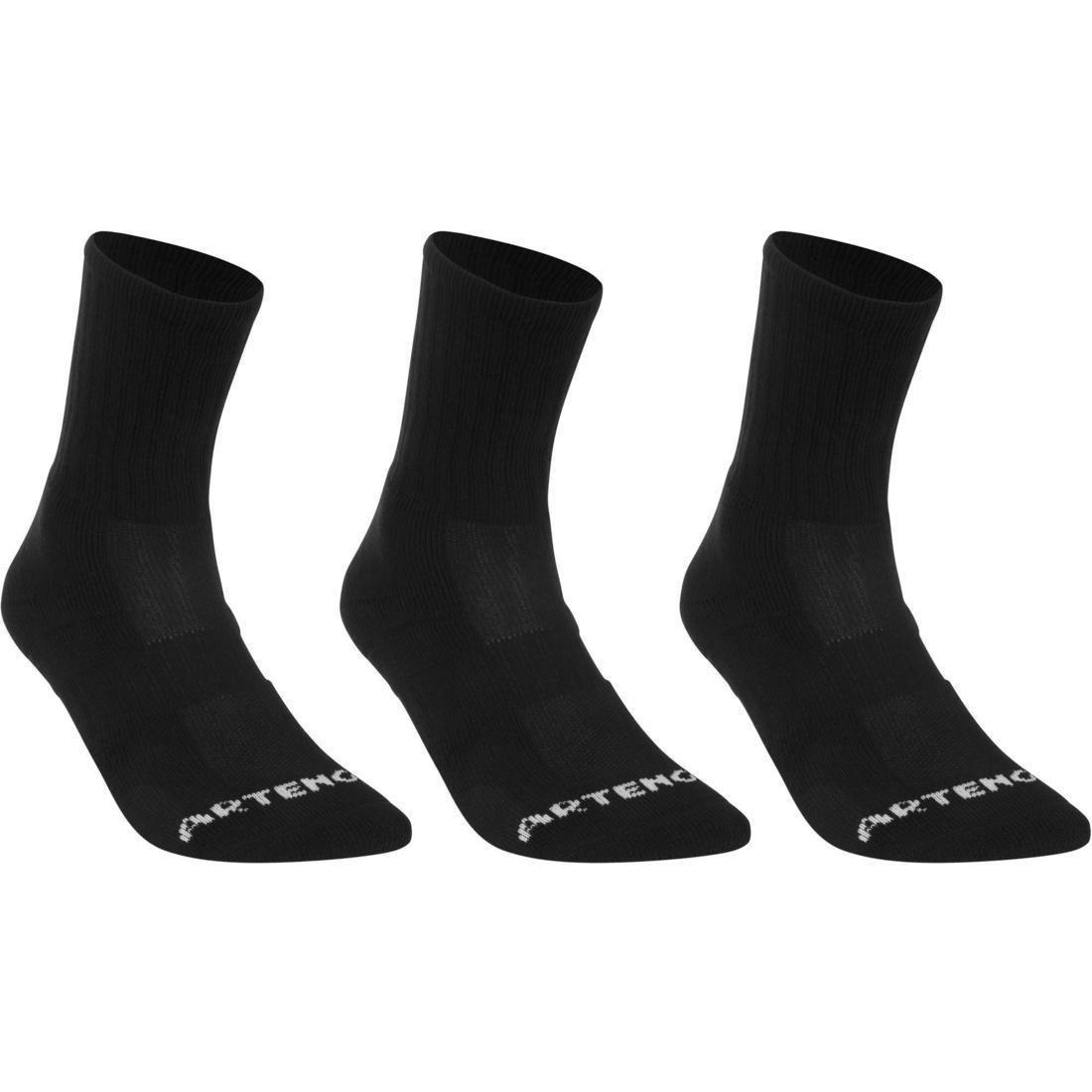 EU 47-50  RS800 Adult High Sports Socks 3-pack, Black, , large image number 0
