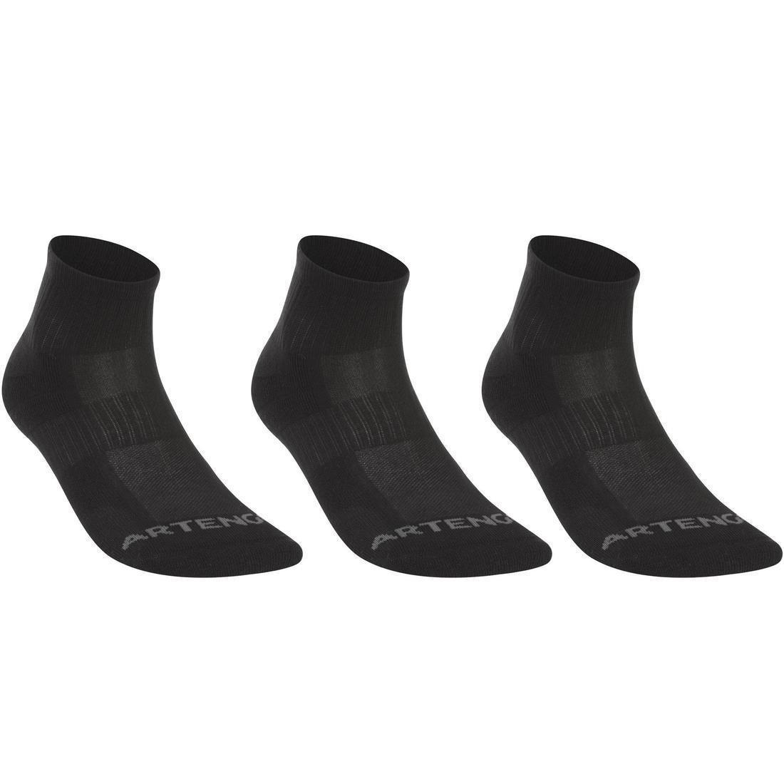 EU 43-46  RS800 Adult Mid Sports Socks 3-Pack, Black, , large image number 0