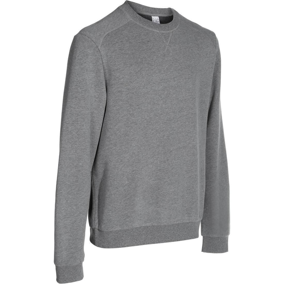 Small  Crew Neck Gym And Pilates Sweatshirt - Navy Blue, , large image number 11