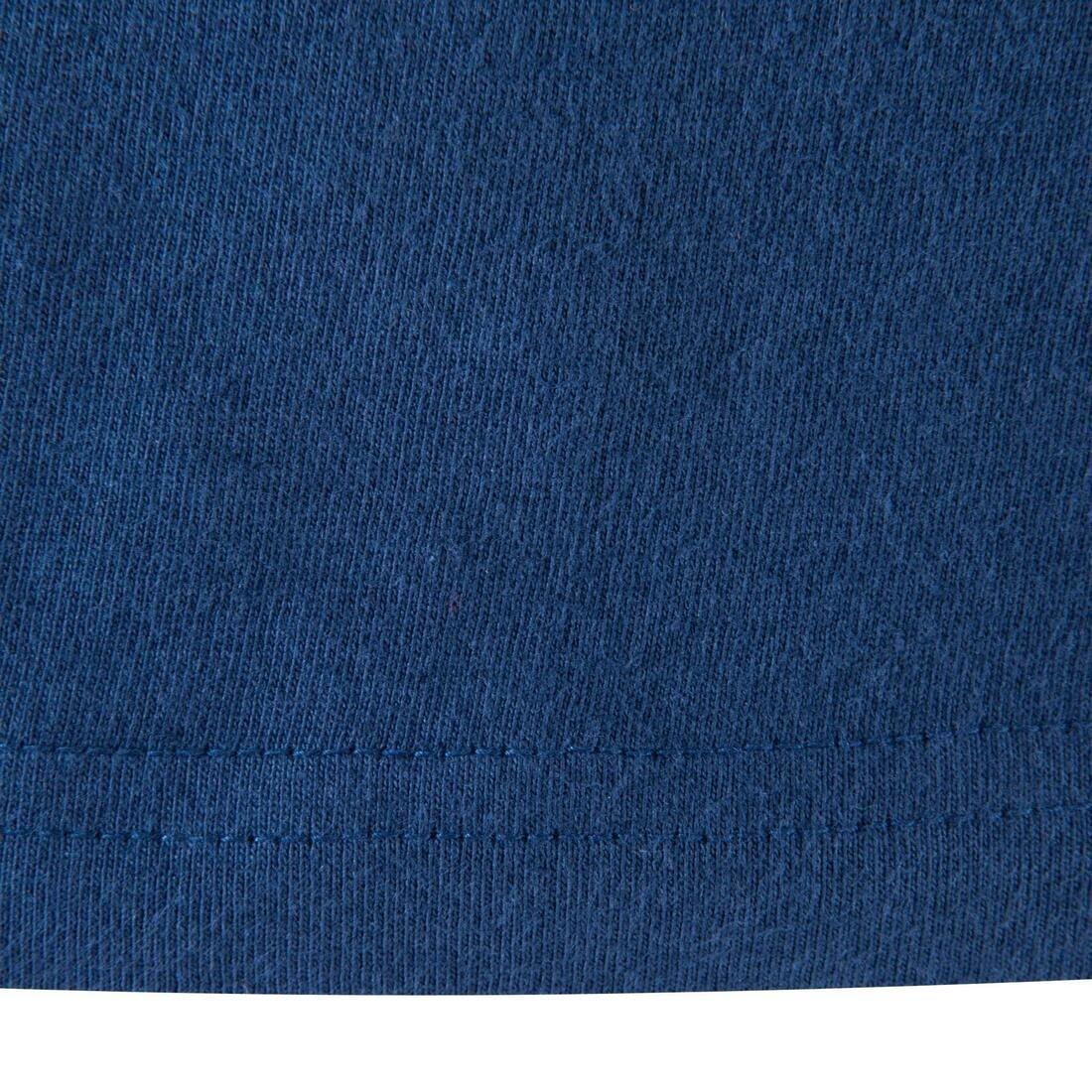 Men's Slim-Fit Fitness T-Shirt 100, No Color, large image number 3