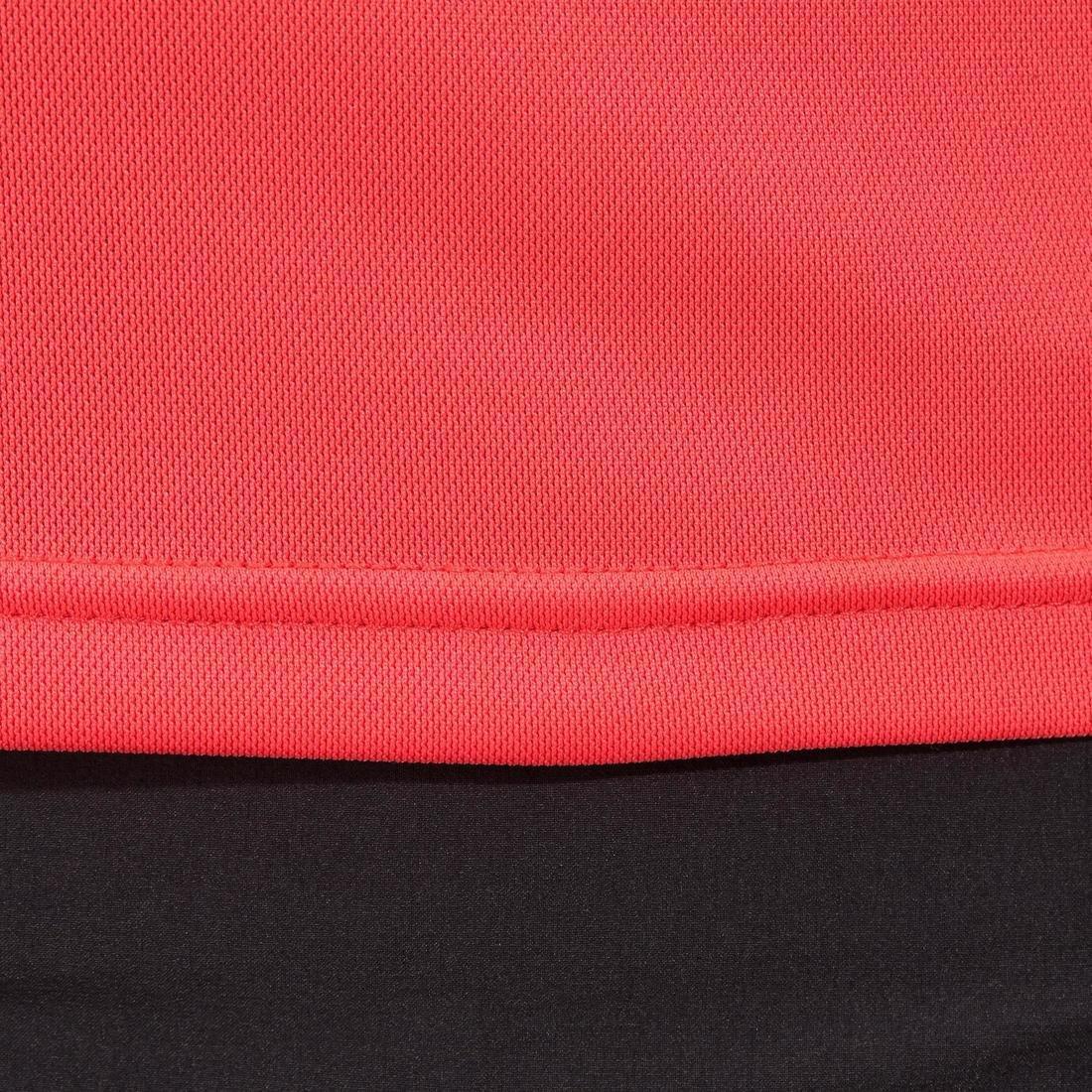Medium  100 Women's Short-Sleeved Cycling Jersey, Fluo Coral Pink, , large image number 12