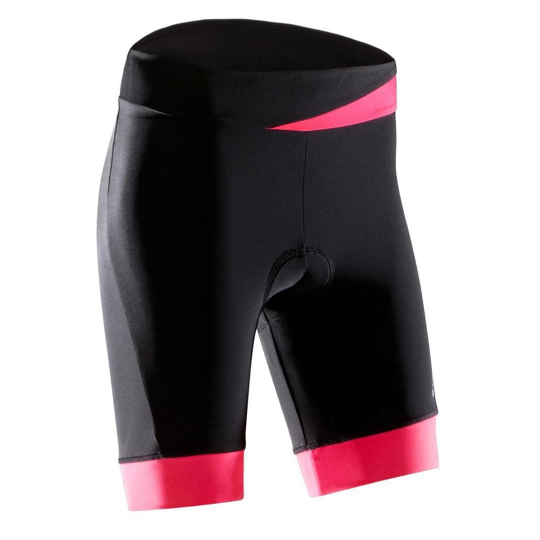 Small  500 Women's Bibless Cycling Shorts, Black, , large image number 0