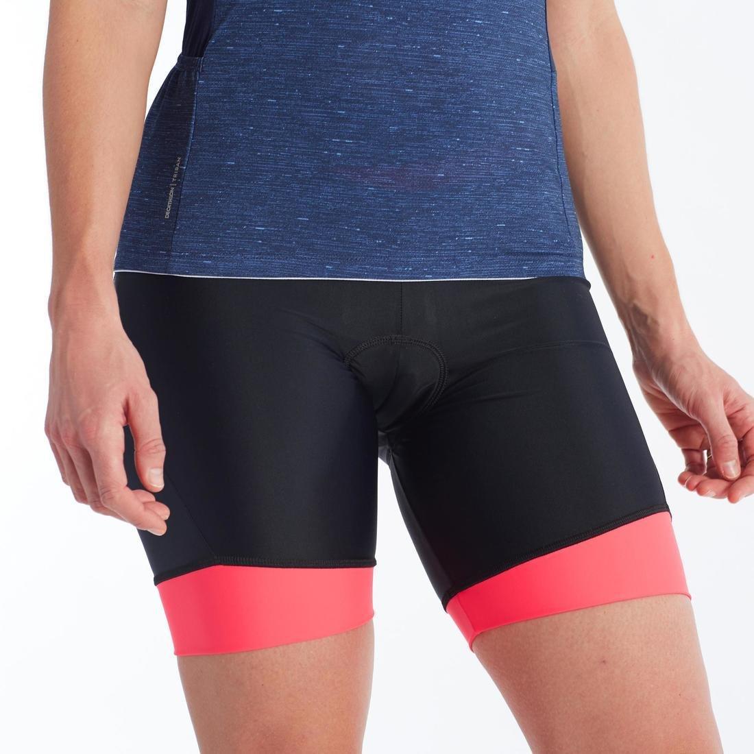 Small  500 Women's Bibless Cycling Shorts, Black, , large image number 4