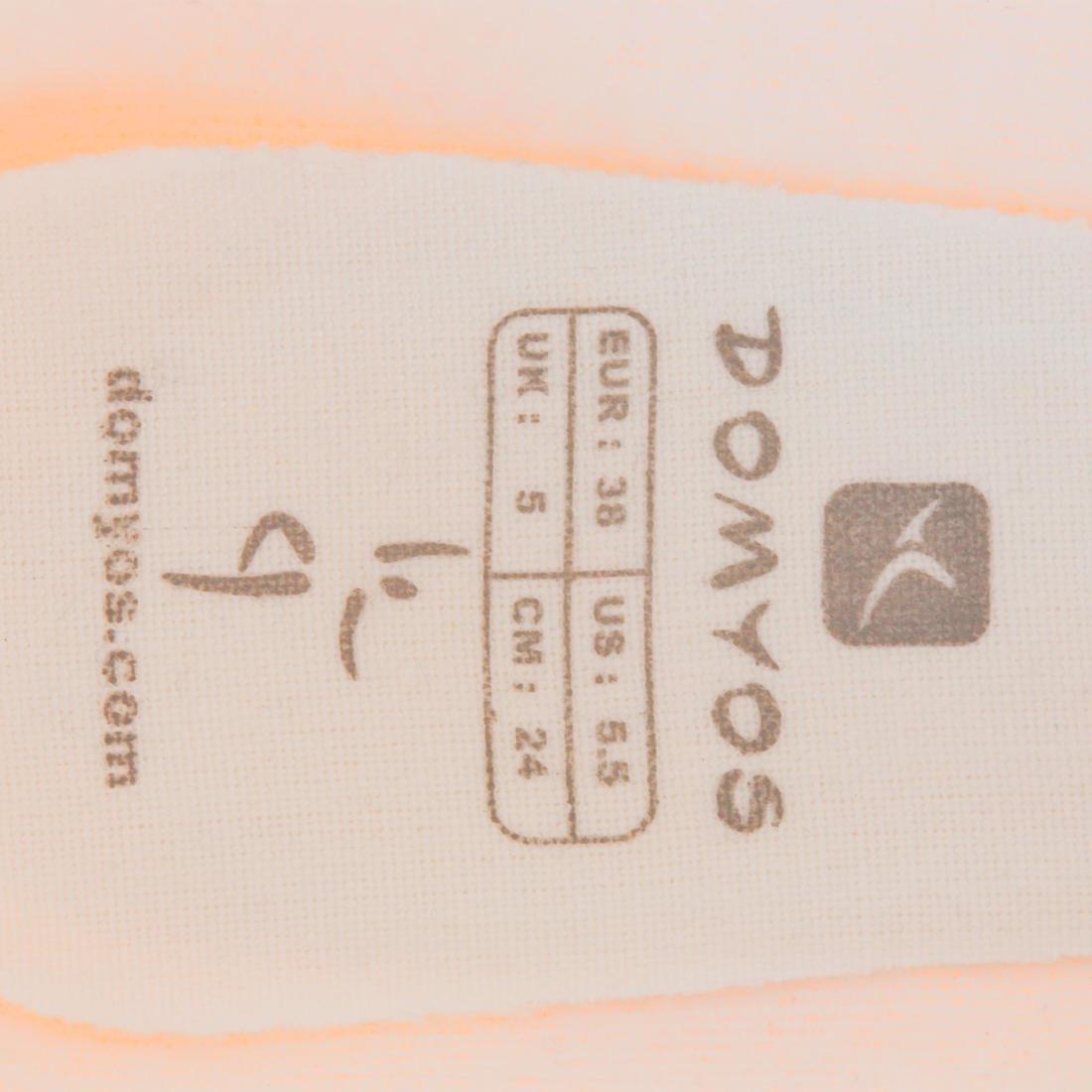 Woven Demi-Pointe Ballet Shoes Salmon Title, No Color, large image number 1