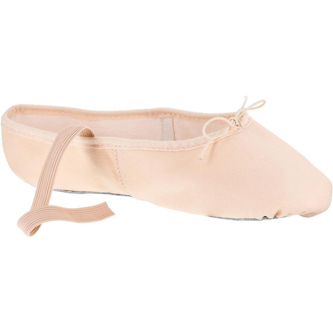 Woven Demi-Pointe Ballet Shoes Salmon Title, No Color, large image number 5