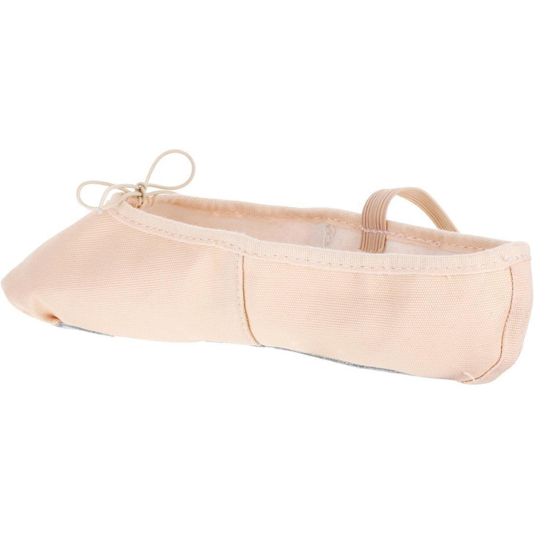 Woven Demi-Pointe Ballet Shoes Salmon Title, No Color, large image number 8