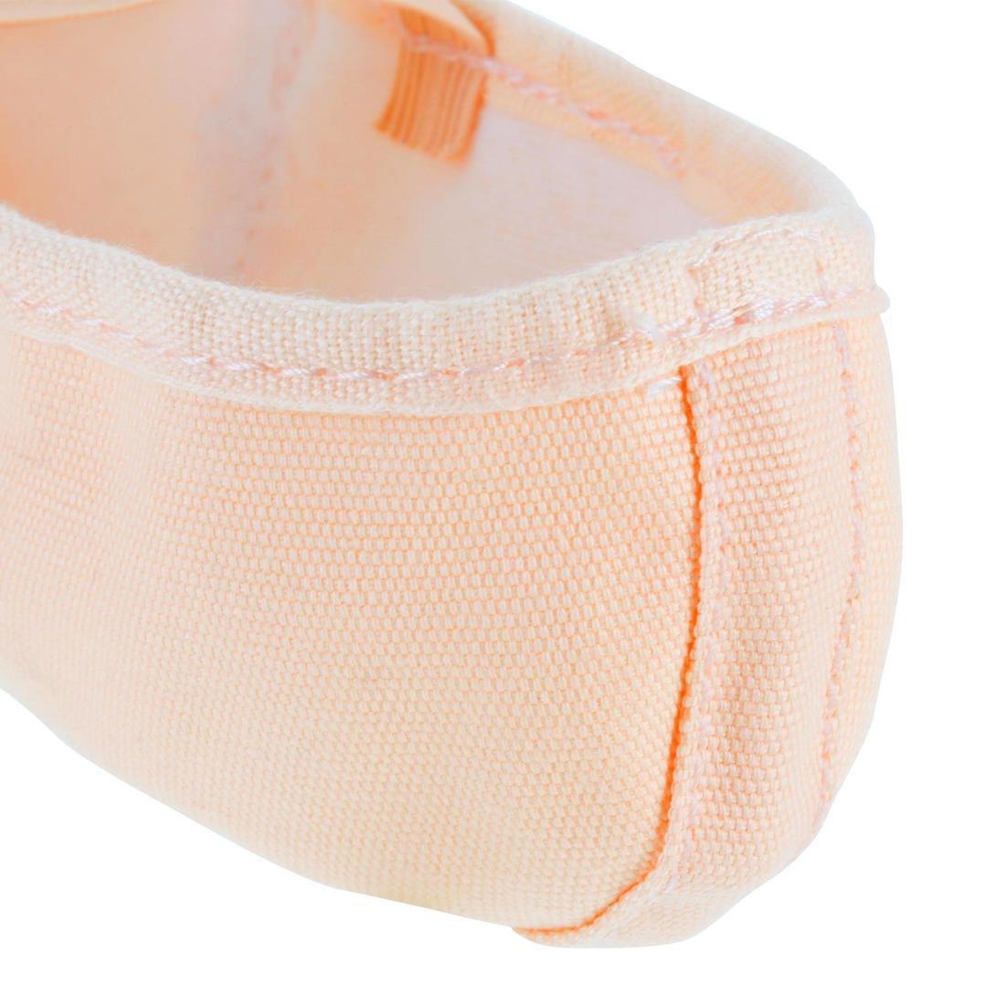 Woven Demi-Pointe Ballet Shoes Salmon Title, No Color, large image number 9