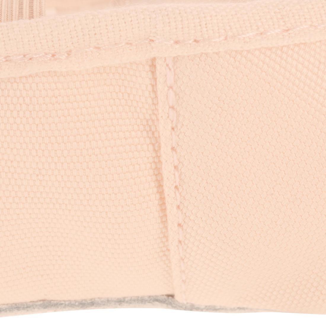 Woven Demi-Pointe Ballet Shoes Salmon Title, No Color, large image number 11