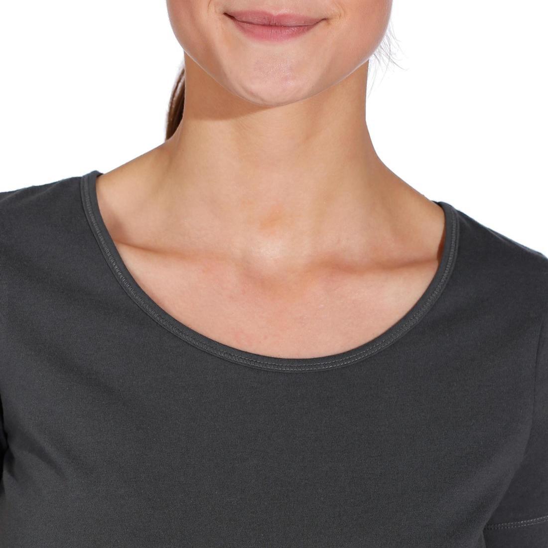 PINK 100% Cotton Fitness T-Shirt, No Color, large image number 5