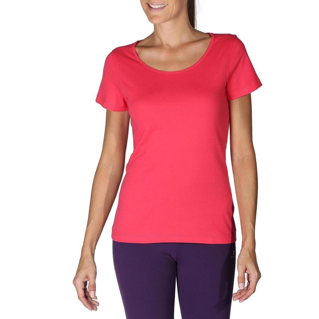 PINK 100% Cotton Fitness T-Shirt, No Color, large image number 10